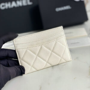 Ví Chanel Classic Card Holder White