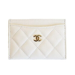 Ví Chanel Classic Card Holder White