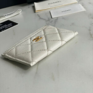 Ví Chanel Classic Card Holder White