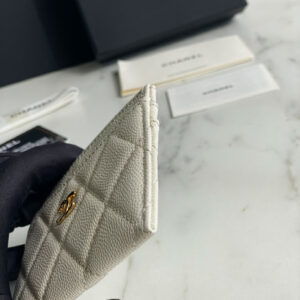 Ví Chanel Classic Card Holder White