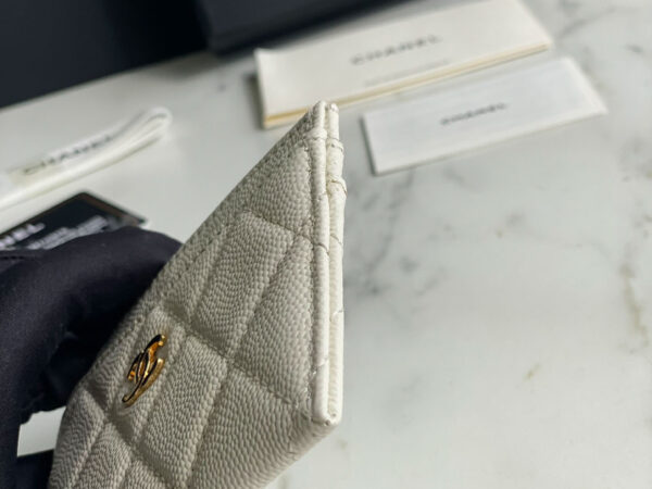Ví Chanel Classic Card Holder White