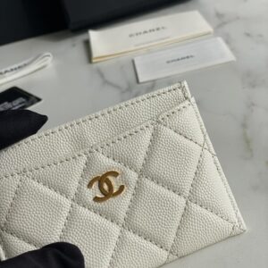 Ví Chanel Classic Card Holder White