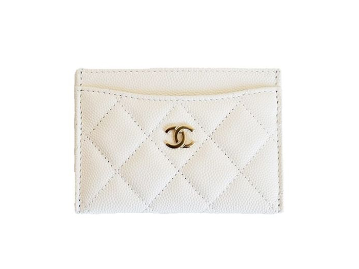 Ví Chanel Classic Card Holder White