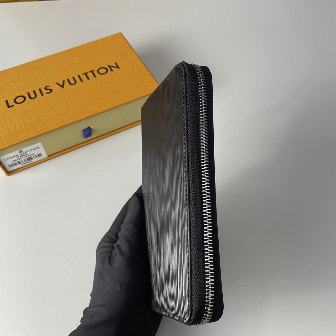 Ví Dài Nam Louis Vuitton LV  Zippy Wallet Màu Đen