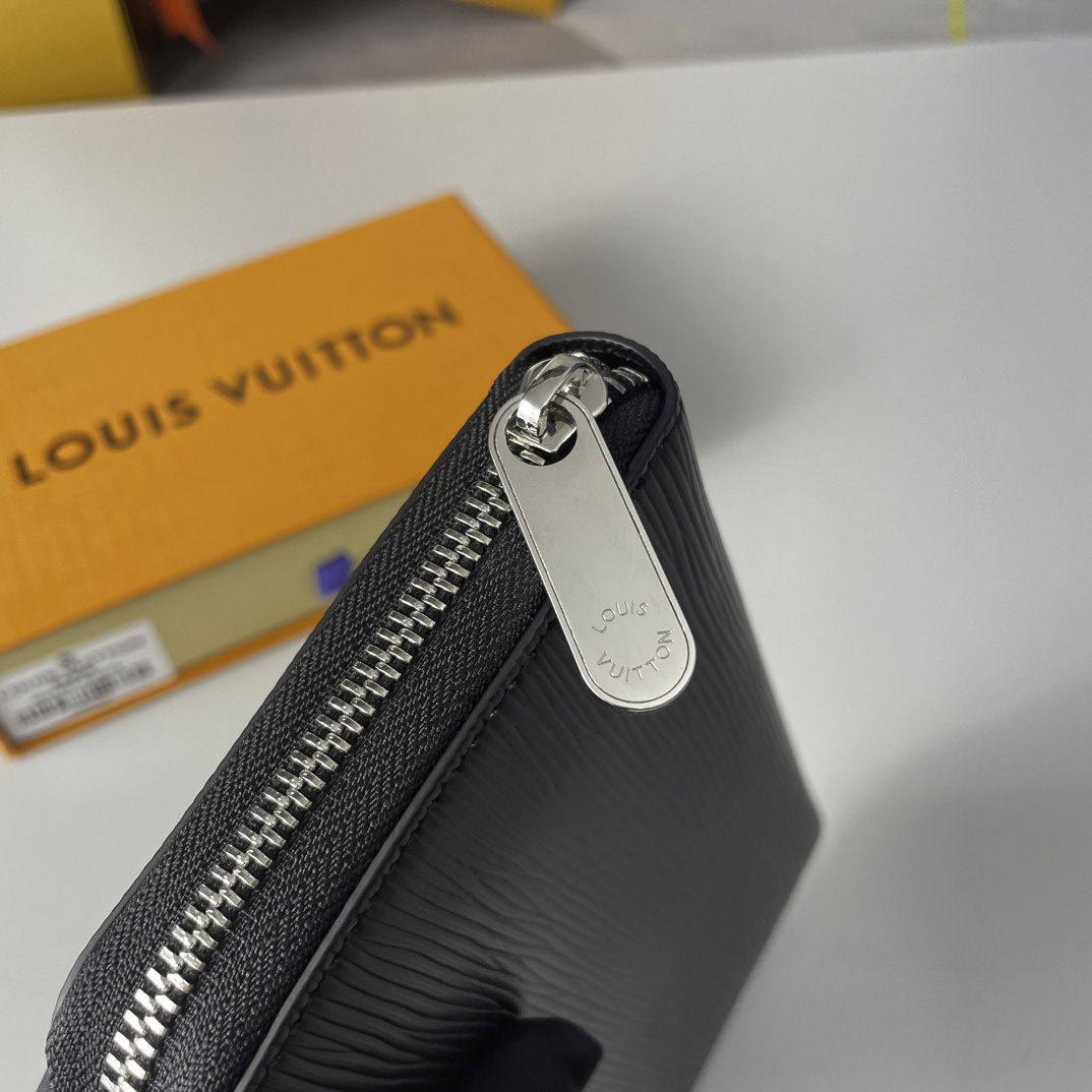 Ví Dài Nam Louis Vuitton LV  Zippy Wallet Màu Đen