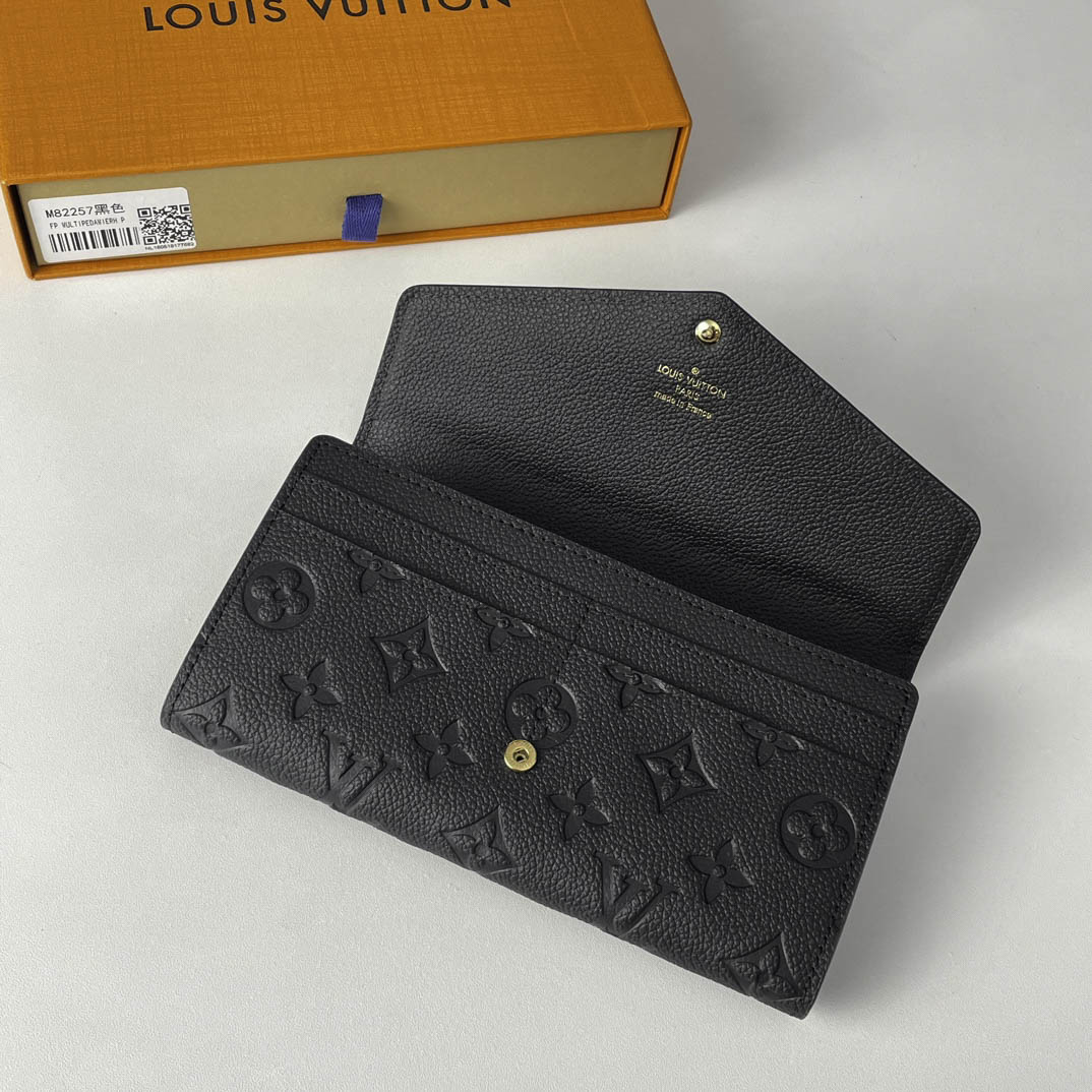 Ví Dài Nữ Louis Vuitton LV Emilie Black