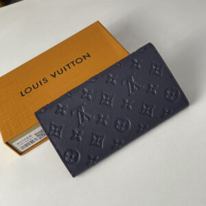 Ví Dài Nữ Louis Vuitton LV Emilie Navy
