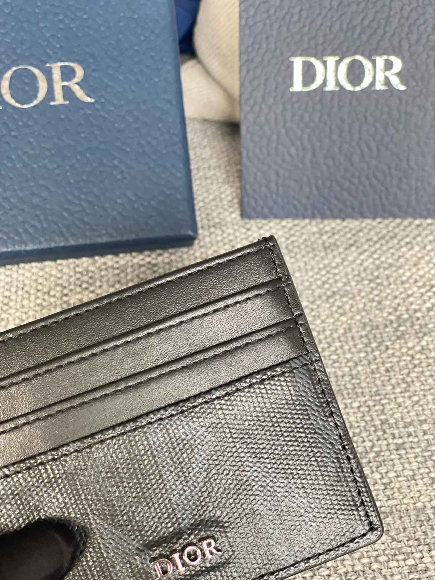 Ví Dior Card Holder ‘Dior Black CD’