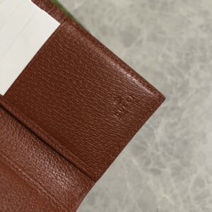 Ví Đựng Thẻ Gucci Canvas GG Supreme Bifold Red