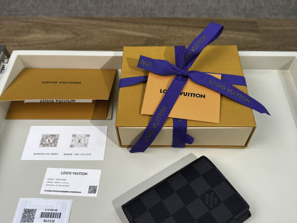Ví Đựng Thẻ Louis Vuitton LV Envelope Màu Đen