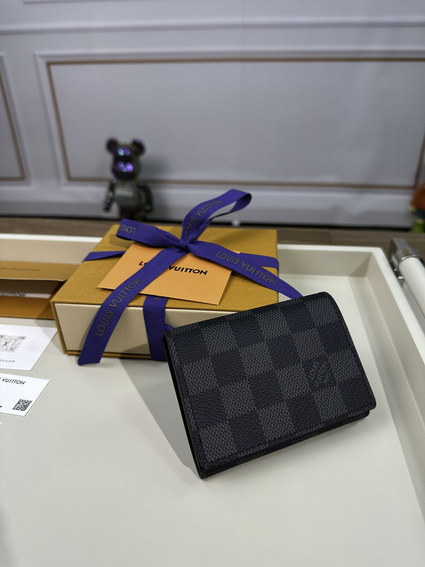 Ví Đựng Thẻ Louis Vuitton LV Envelope Màu Đen