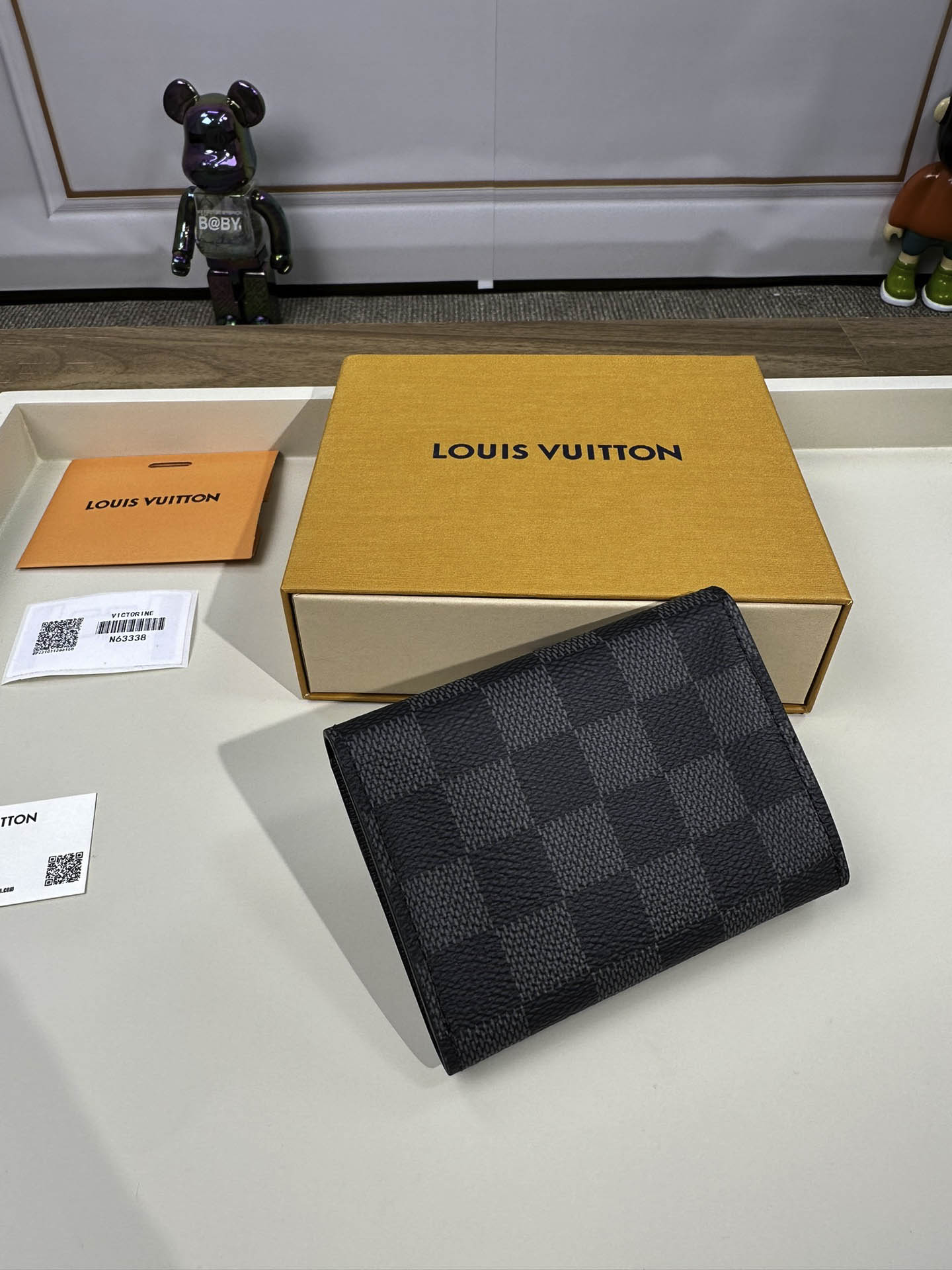 Ví Đựng Thẻ Louis Vuitton LV Envelope Màu Đen