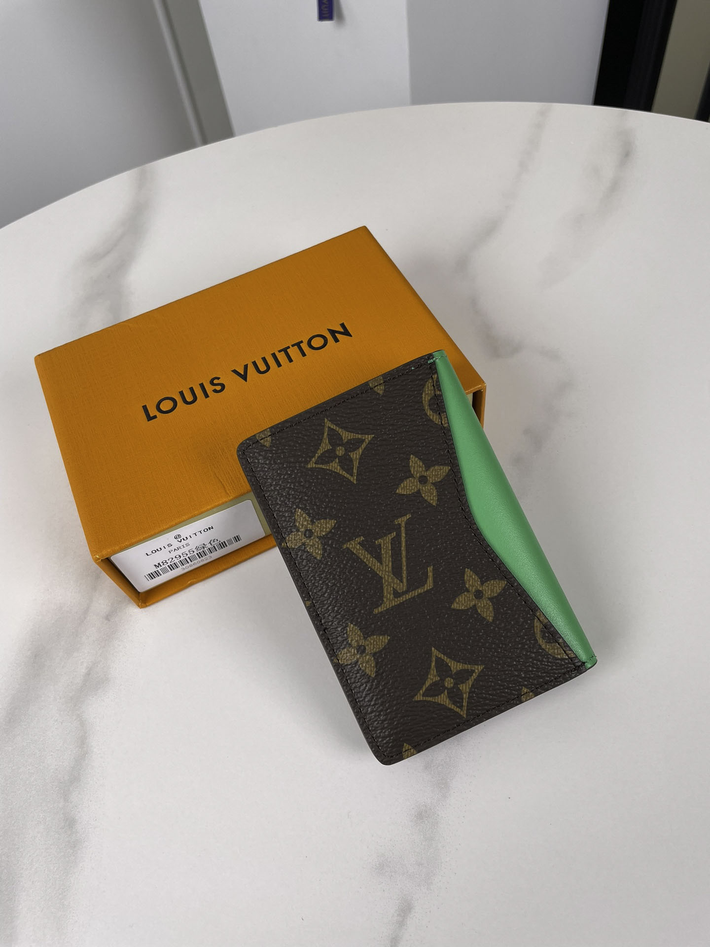 Ví Đựng Thẻ Louis Vuitton Passport Cover Colormania Green