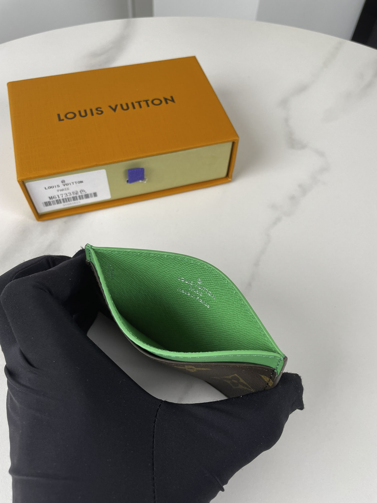 Ví Đựng Thẻ Louis Vuitton PM Colormania Green