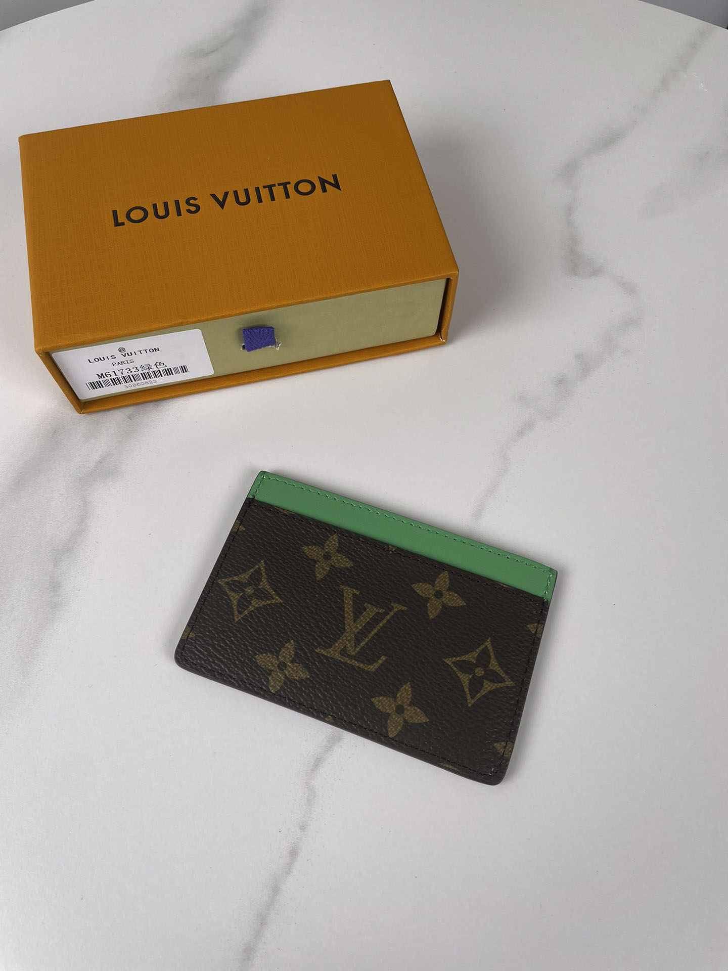 Ví Đựng Thẻ Louis Vuitton PM Colormania Green