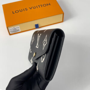 Ví Louis Vuitton Portefeuille Sarah Monogram Empreinte Long Wallet Black