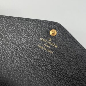 Ví Louis Vuitton Portefeuille Sarah Monogram Empreinte Long Wallet Black