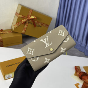 Ví Nữ Louis Vuitton Monogram Empreinte Leather Cream