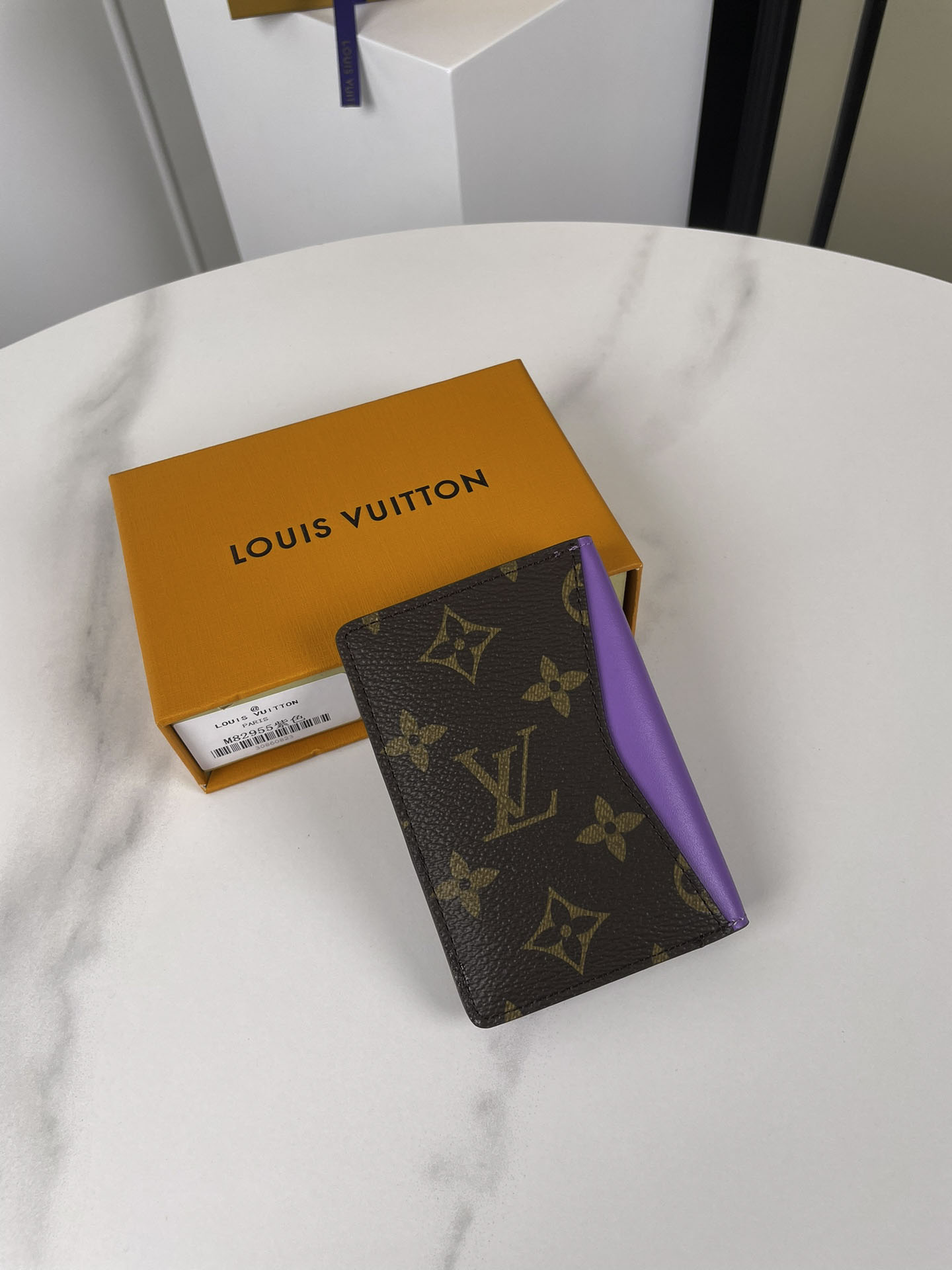 Ví Nữ Louis Vuitton Passport Cover Colormania Dark Violet