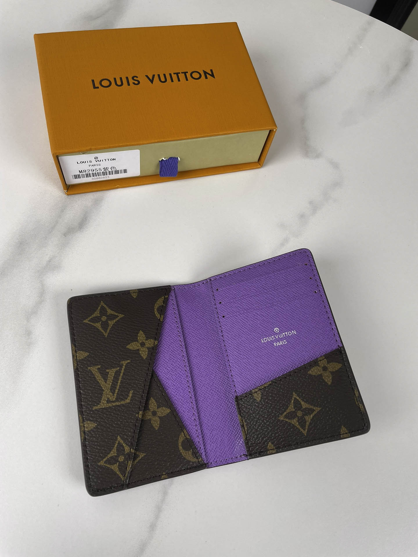 Ví Nữ Louis Vuitton Passport Cover Colormania Dark Violet