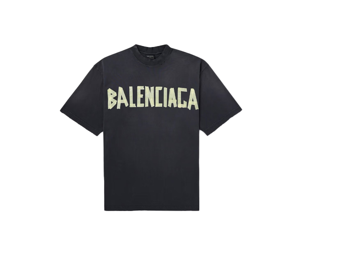 Áo Phông Balenciaga Logo Smalll Tape Type