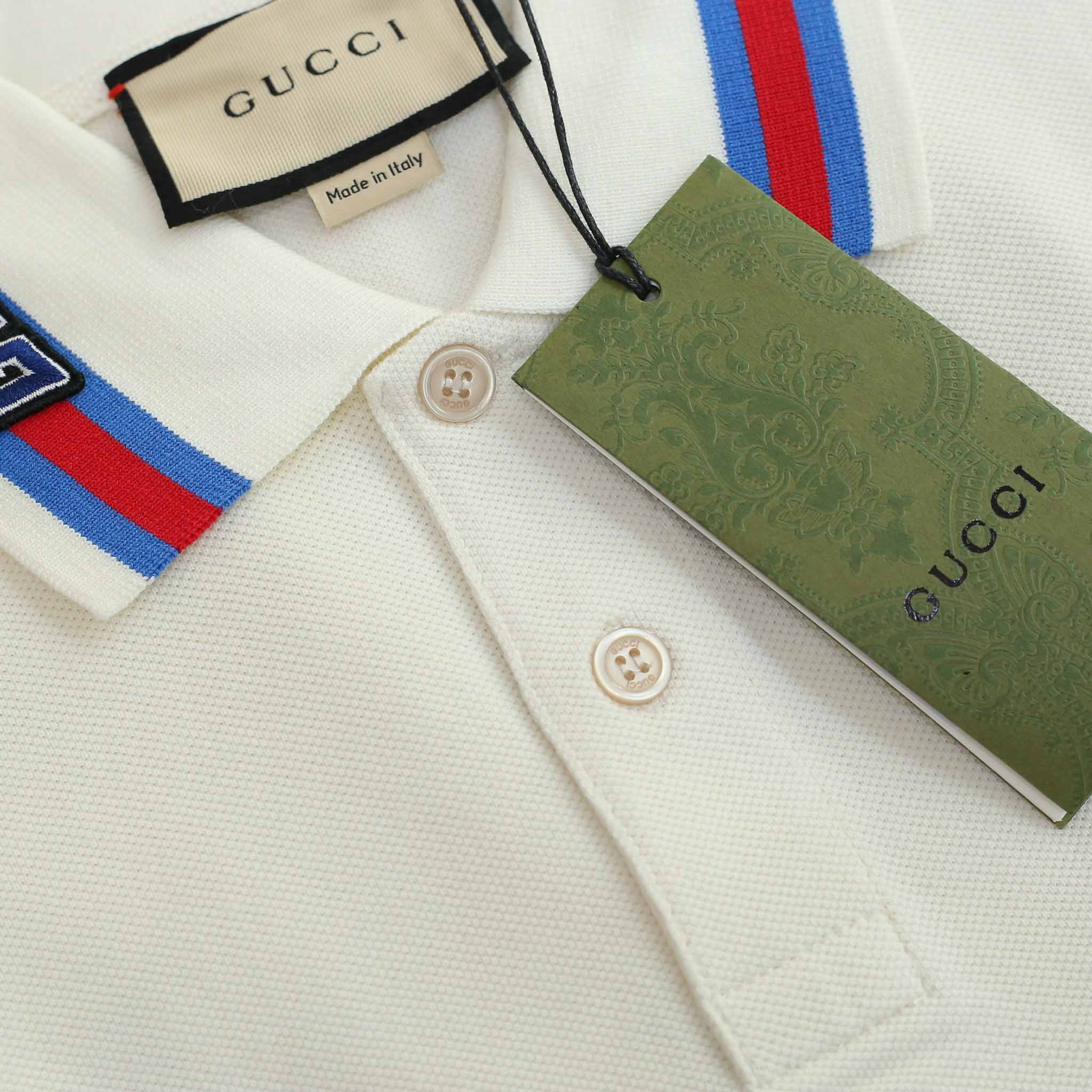 Áo Polo Gucci Square GG Cotton