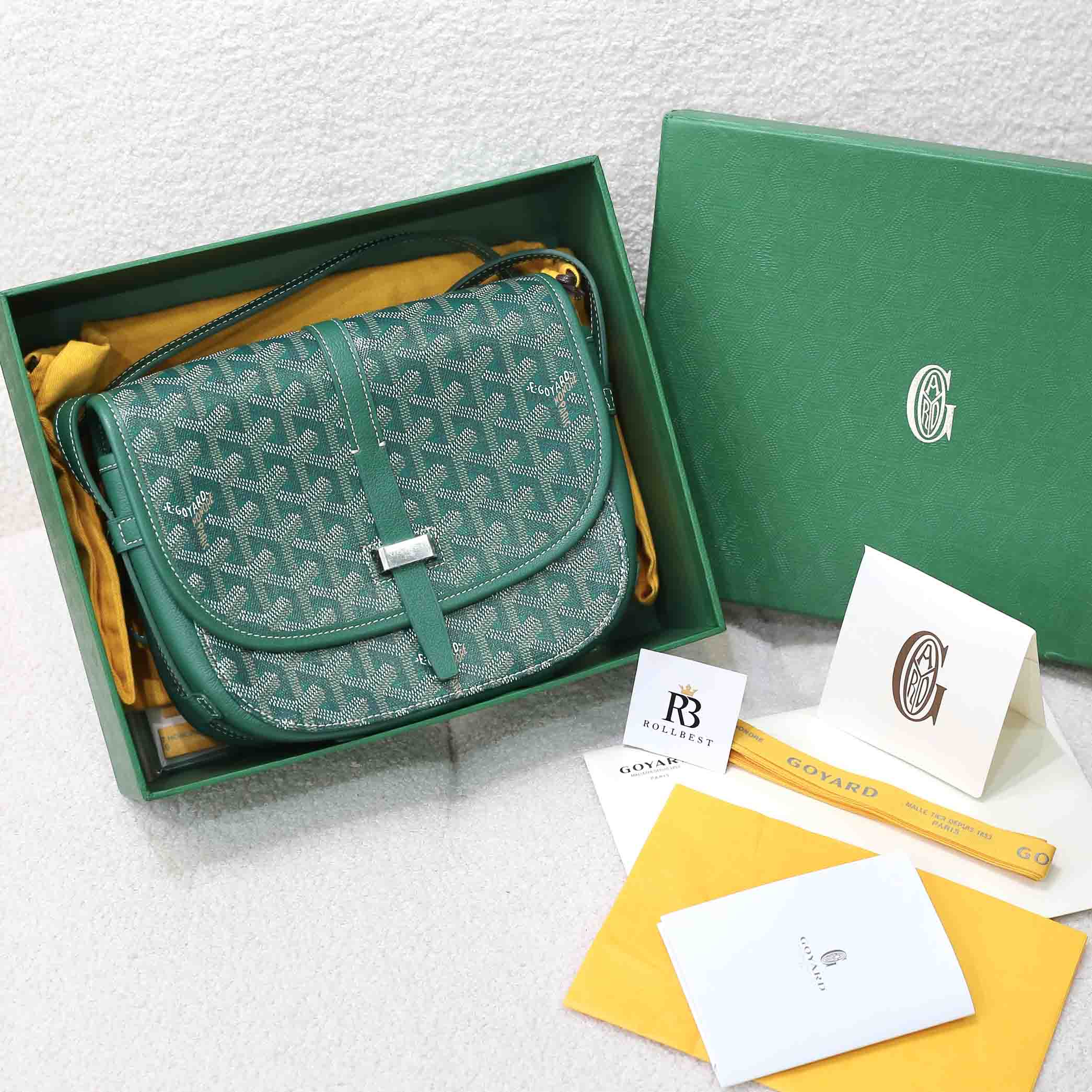 Túi Goyard Belvedere PM Green