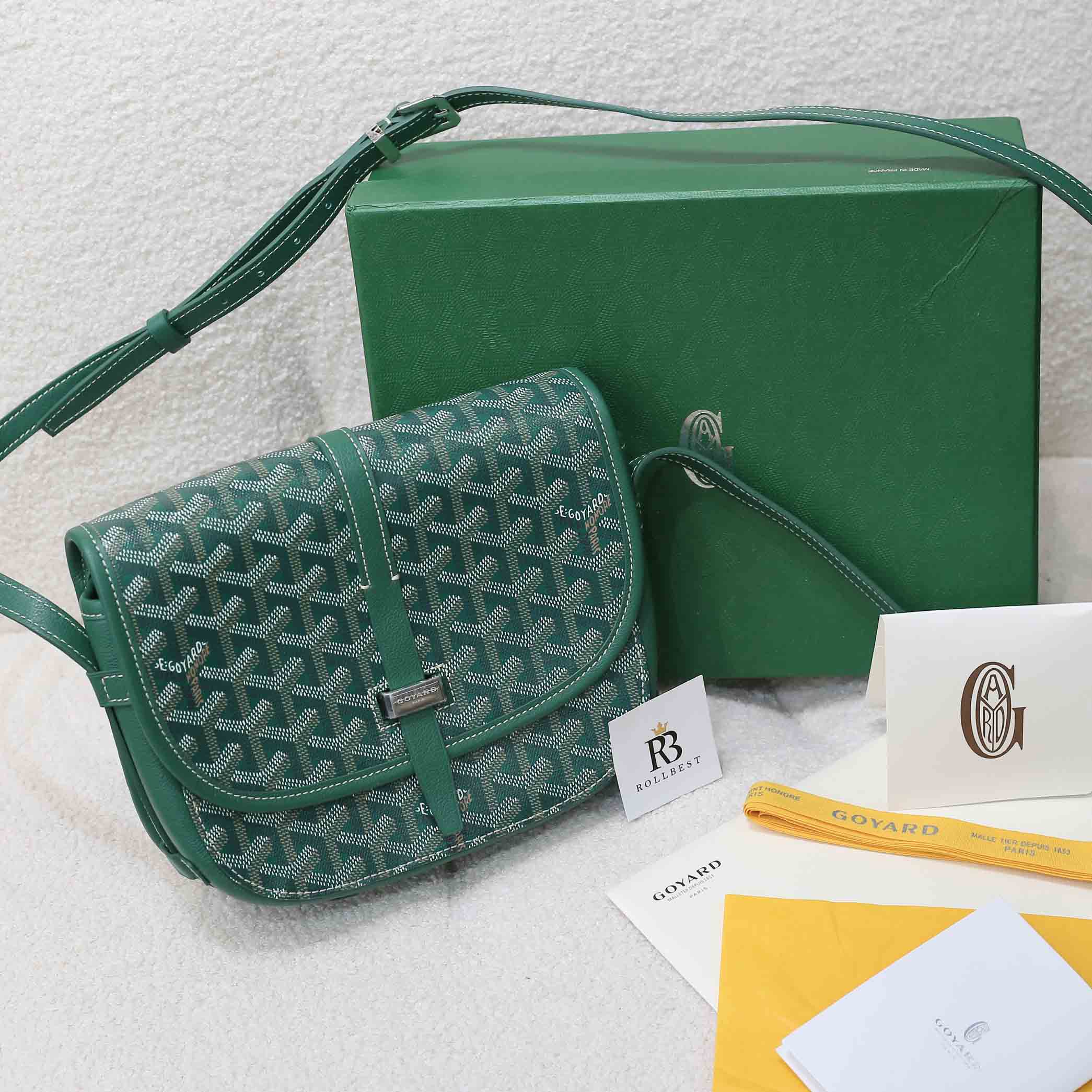 Túi Goyard Belvedere PM Green