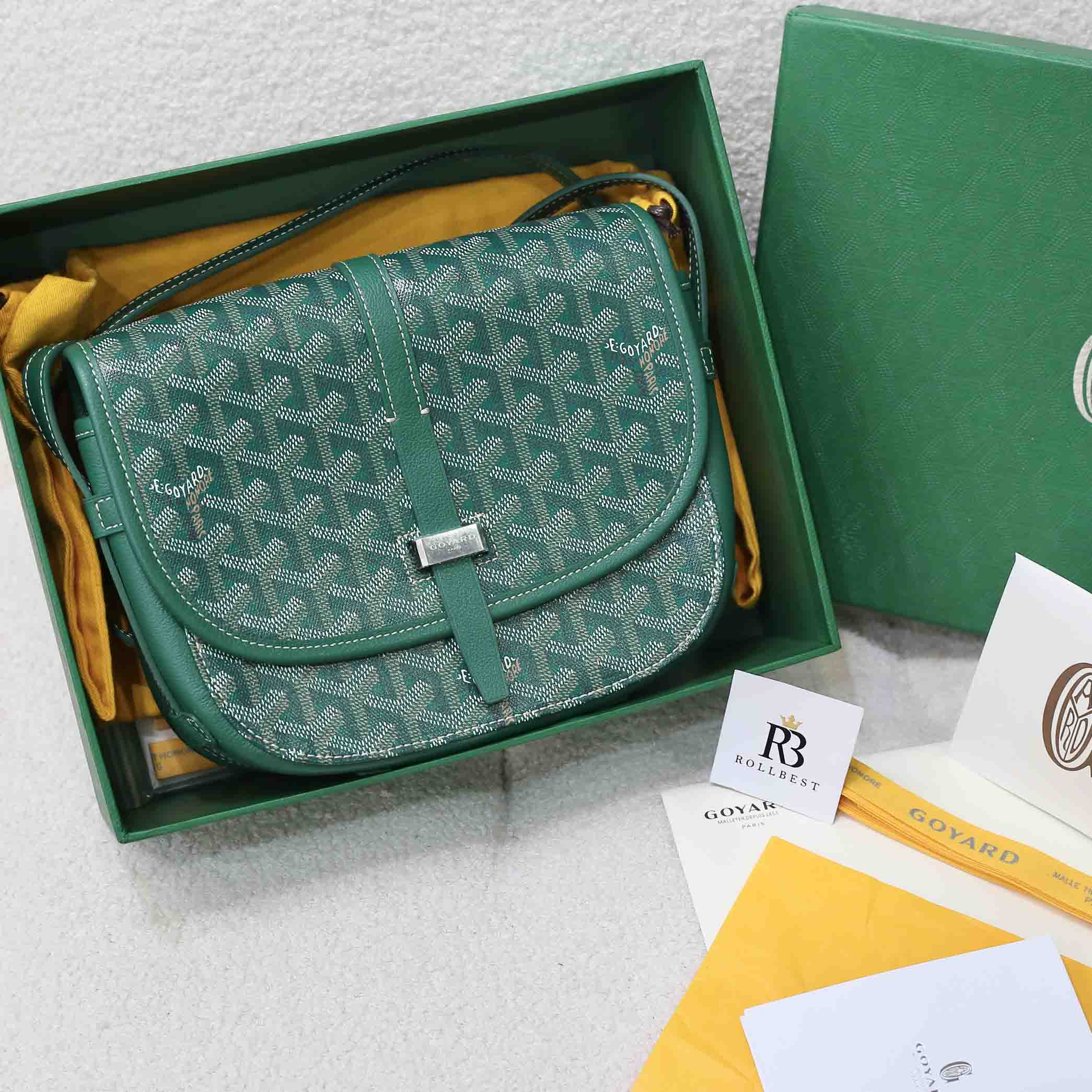 Túi Goyard Belvedere PM Green