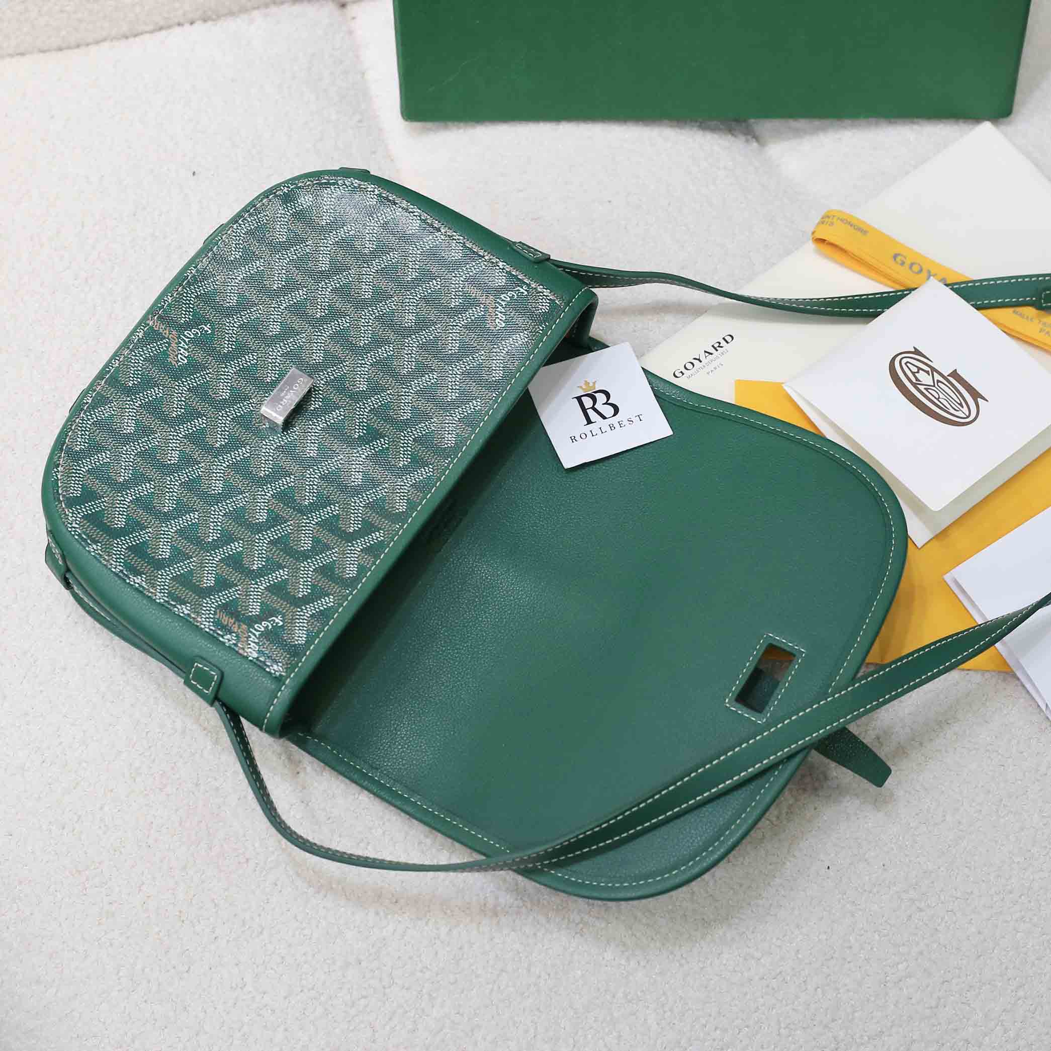 Túi Goyard Belvedere PM Green