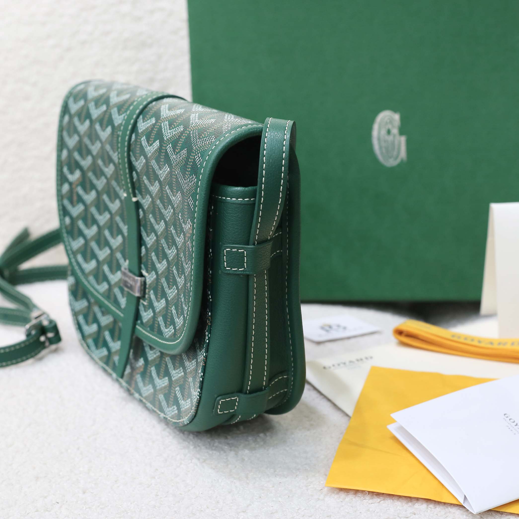 Túi Goyard Belvedere PM Green