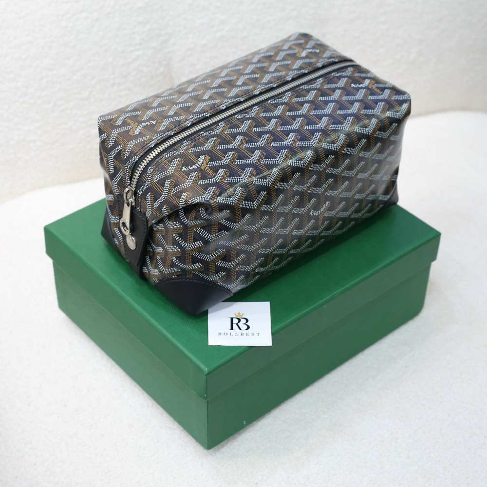 Túi Goyard Boeing 25 Toilet Bag 'Black'