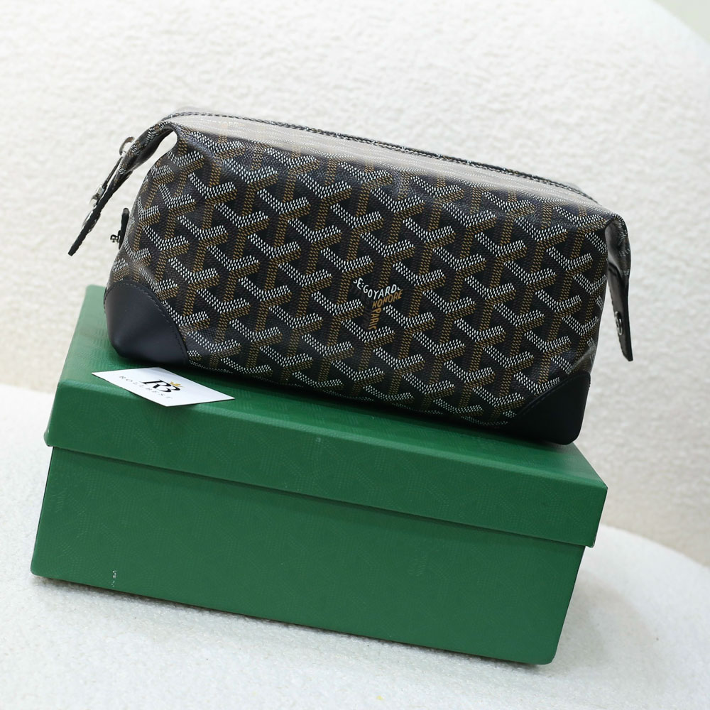 Túi Goyard Boeing 25 Toilet Bag 'Black'