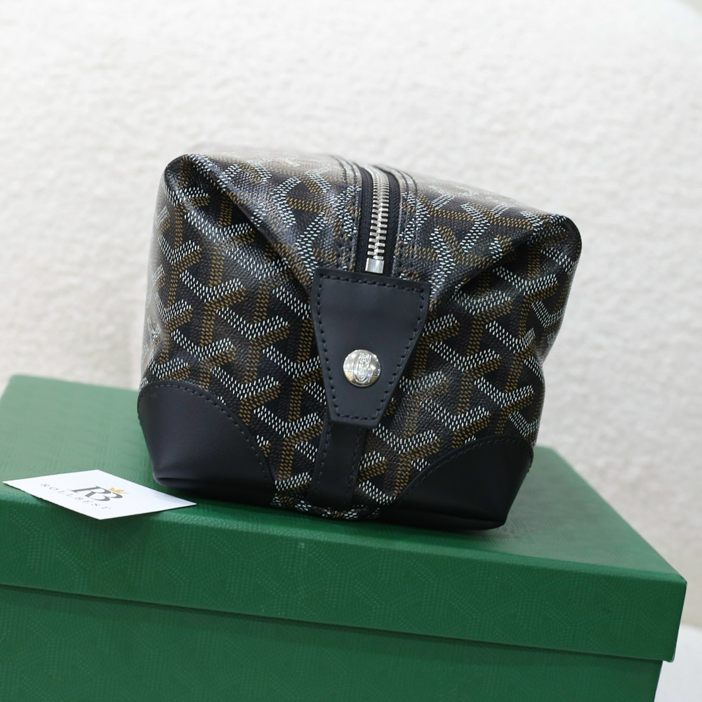 Túi Goyard Boeing 25 Toilet Bag 'Black'