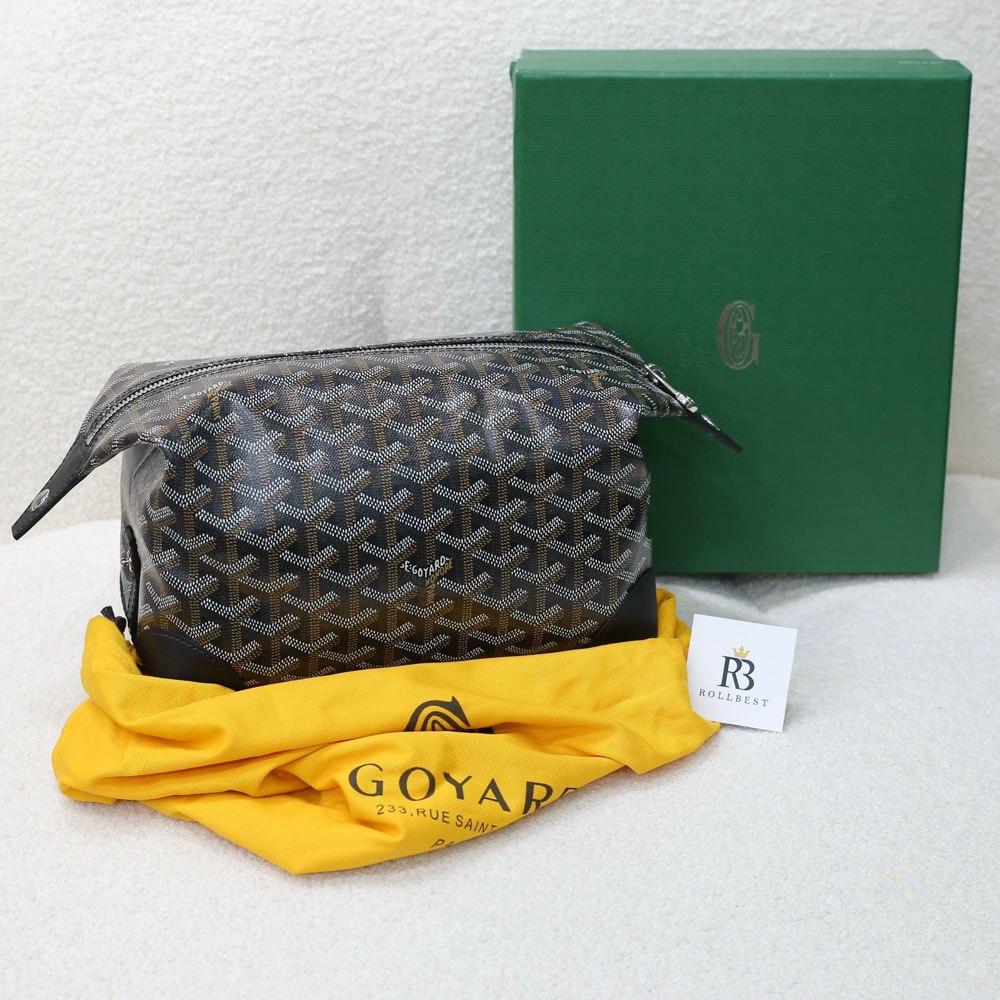 Túi Goyard Boeing 25 Toilet Bag 'Black'