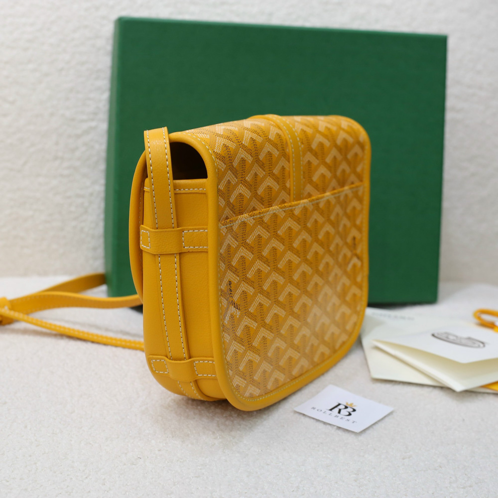 Túi Goyard Goyardine Belvedere II PM Messenger Yellow Bag