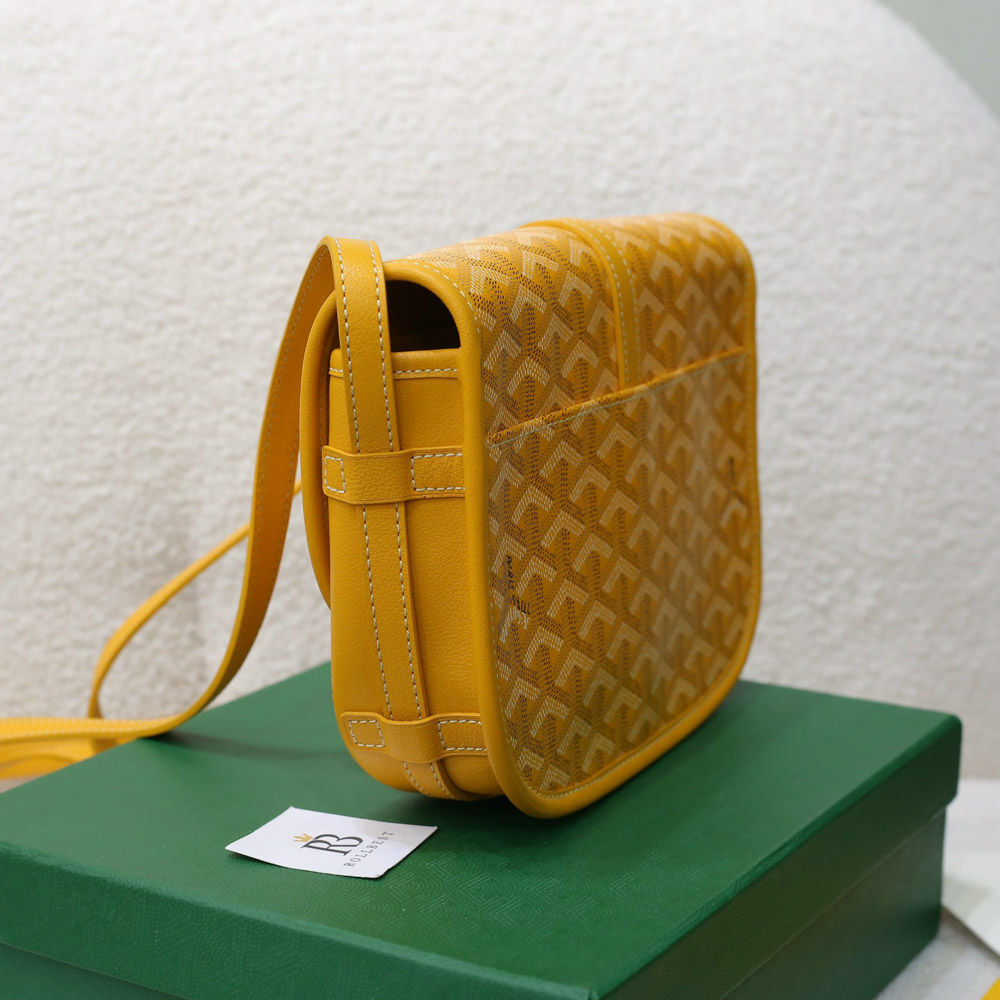 Túi Goyard Goyardine Belvedere II PM Messenger Yellow Bag