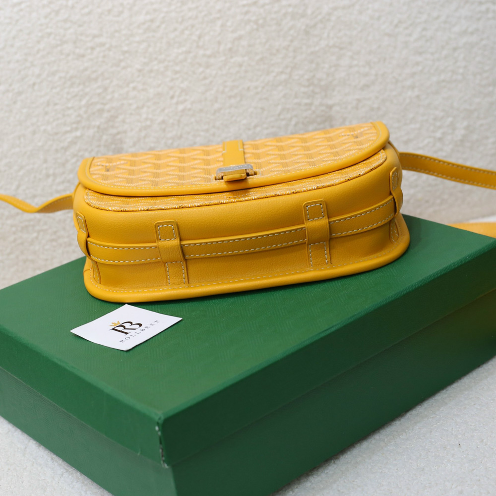 Túi Goyard Goyardine Belvedere II PM Messenger Yellow Bag