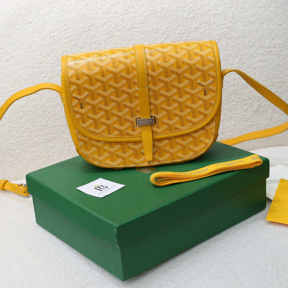 Túi Goyard Goyardine Belvedere II PM Messenger Yellow Bag