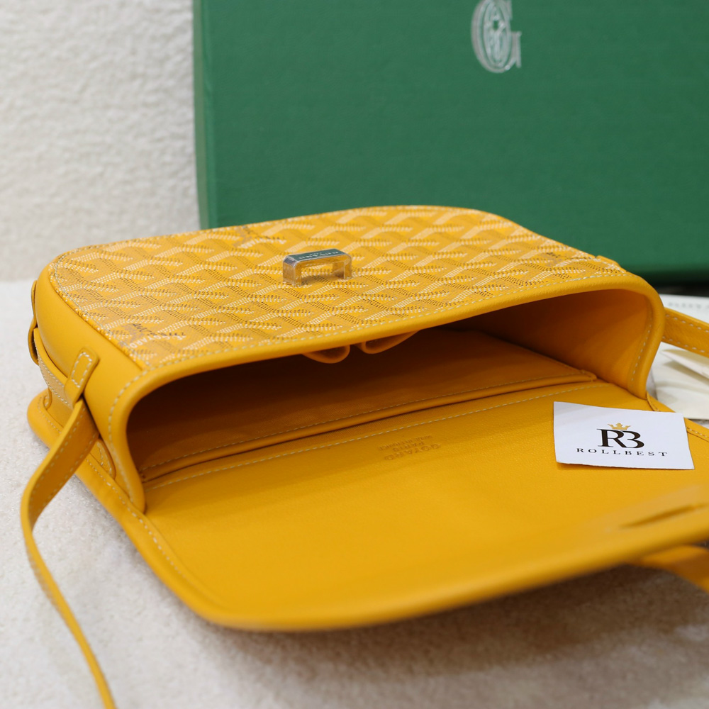 Túi Goyard Goyardine Belvedere II PM Messenger Yellow Bag