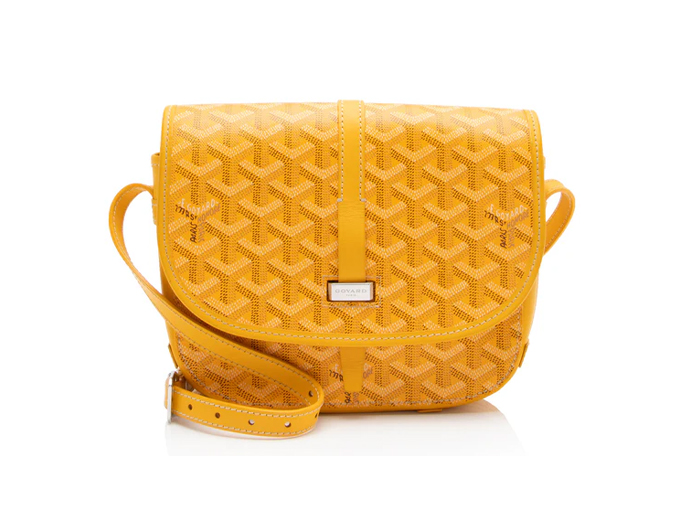 Túi Goyard Goyardine Belvedere II PM Messenger Yellow Bag