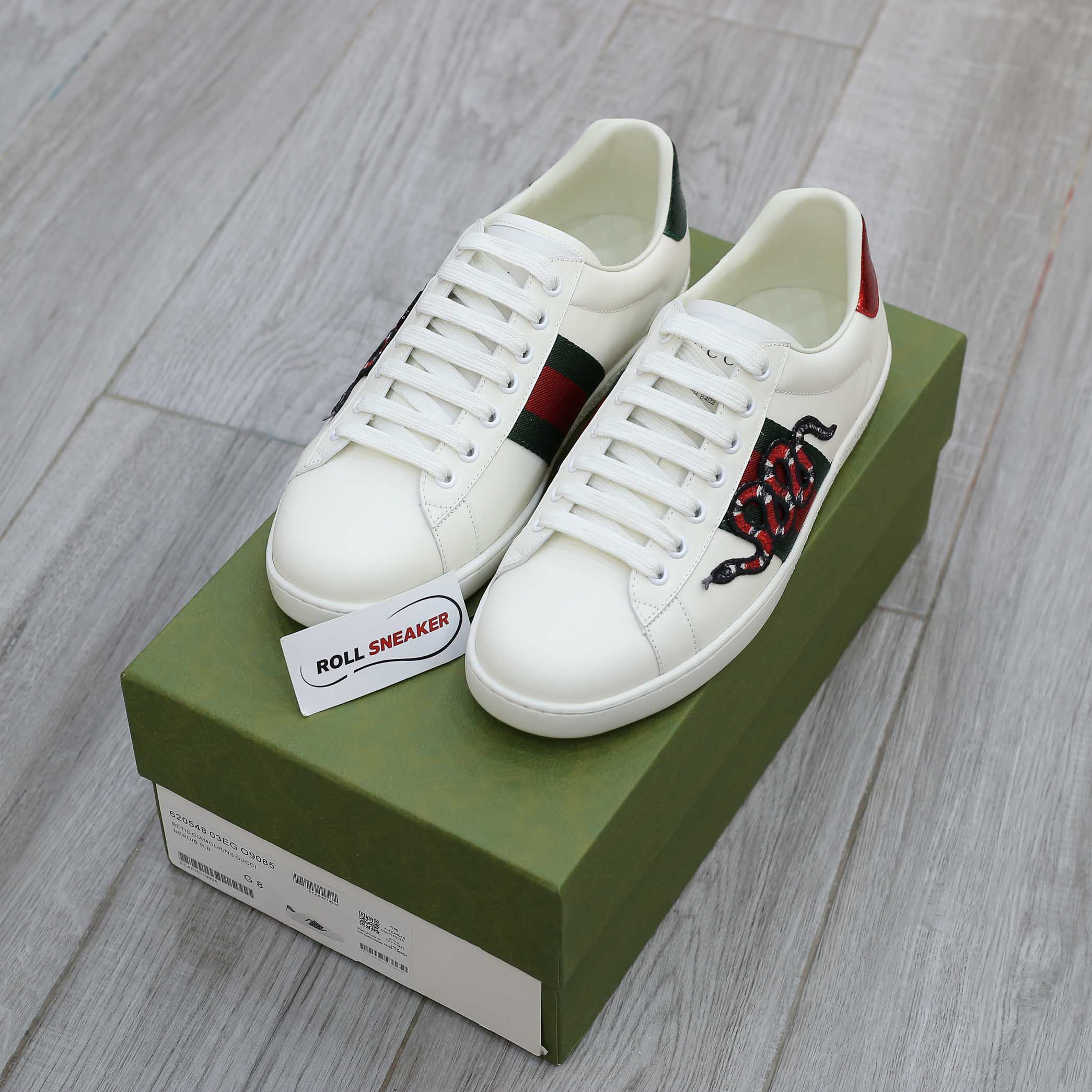 Giày Gucci Ace Sneaker Sneake Rắn