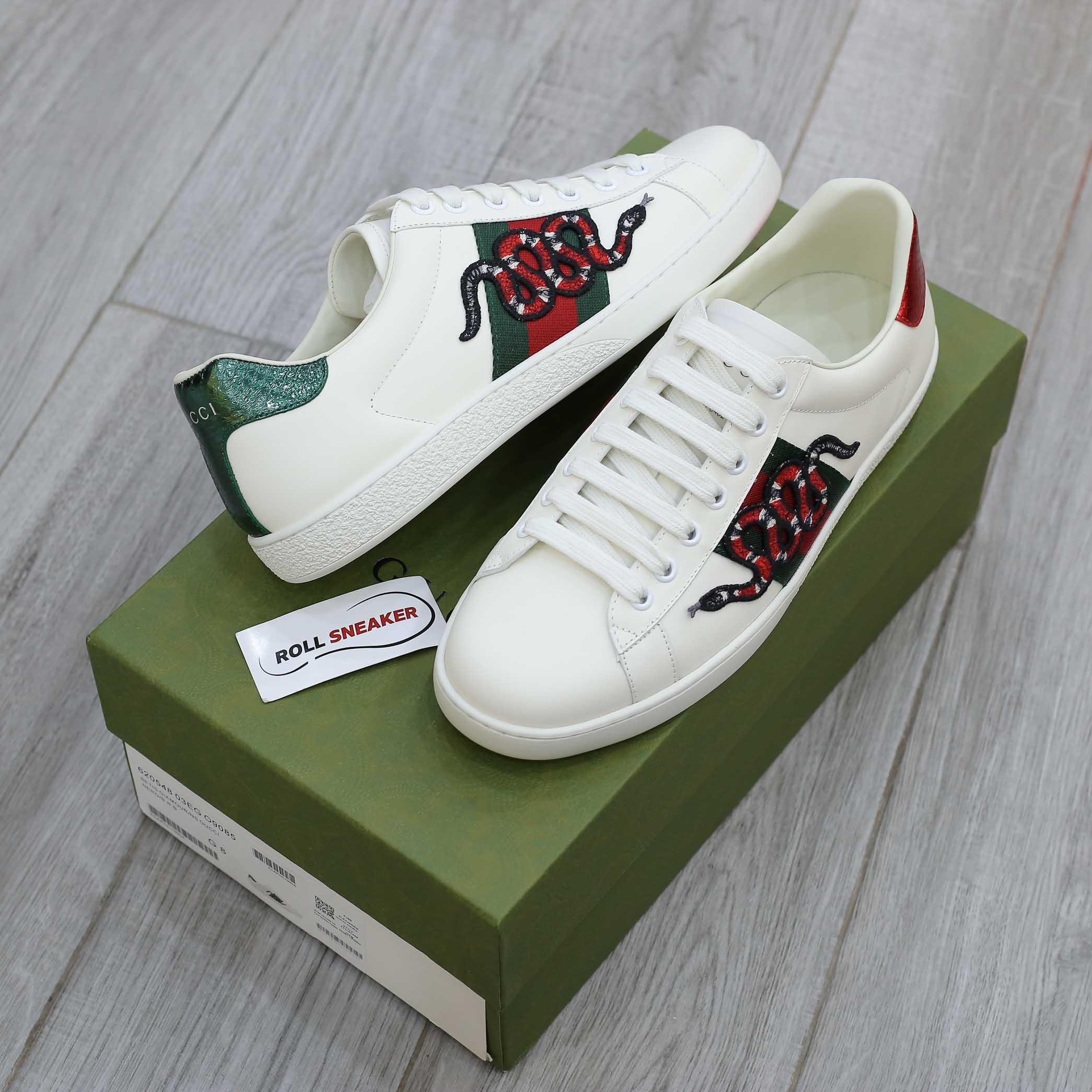 Giày Gucci Ace Sneaker Sneake Rắn