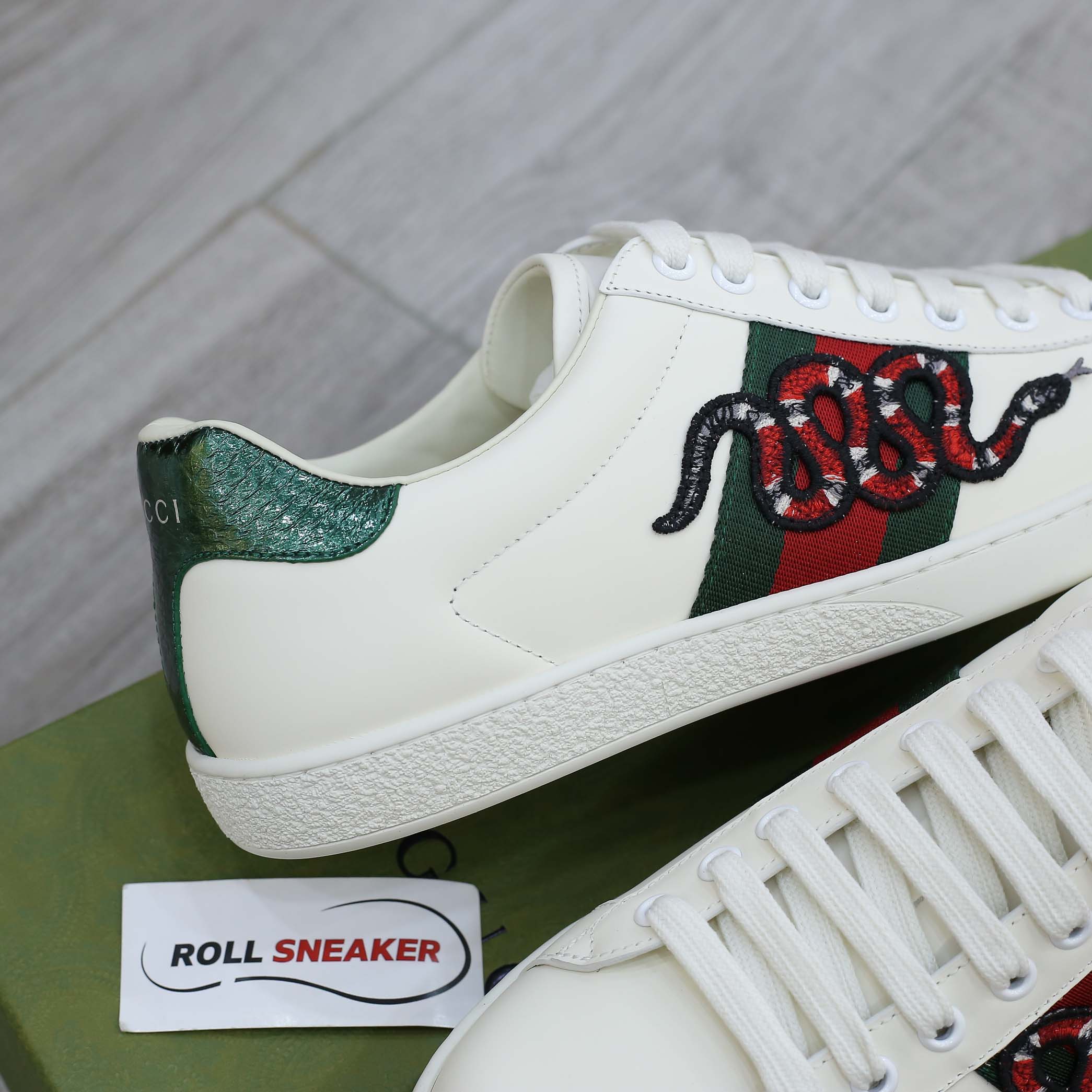 Giày Gucci Ace Sneaker Sneake Rắn