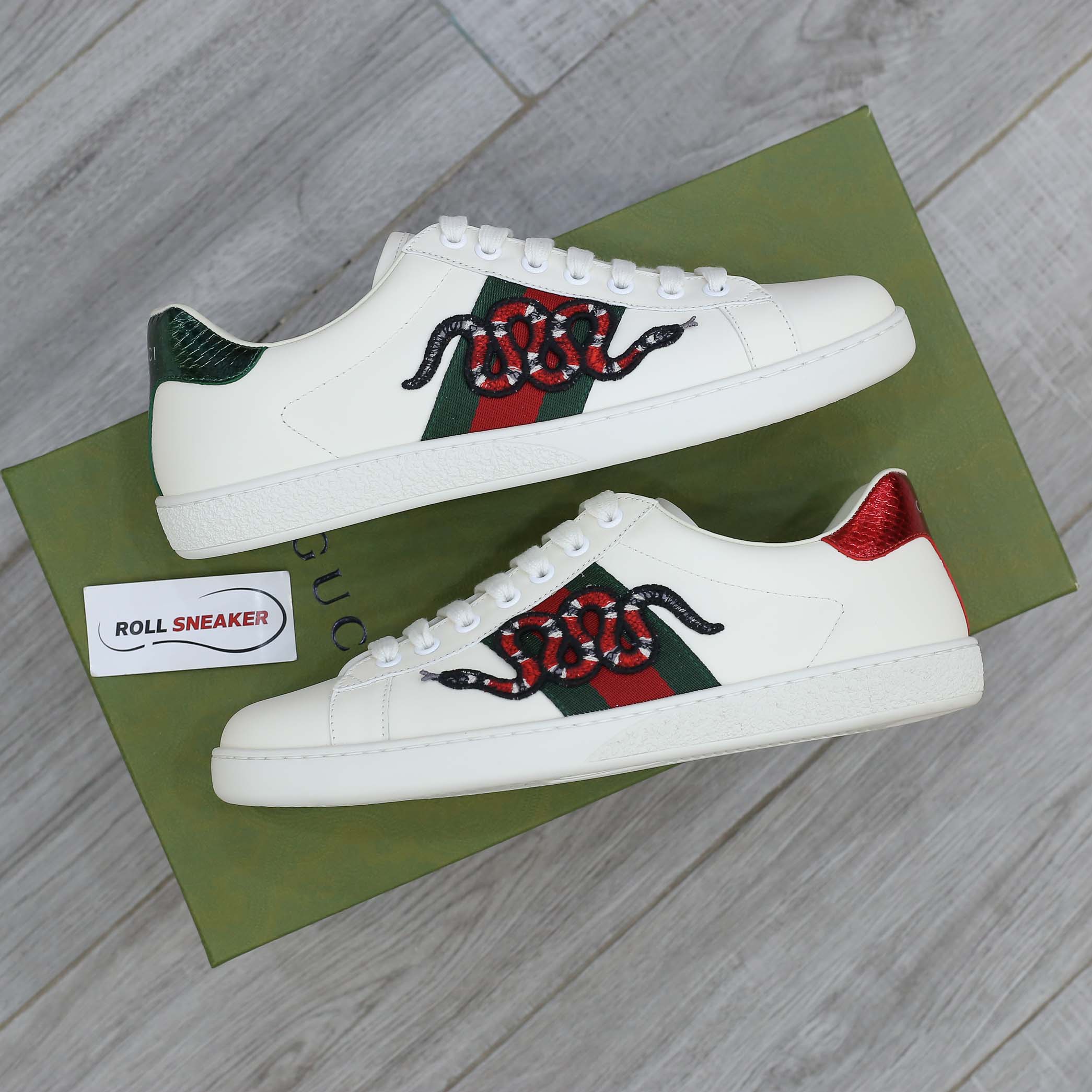 Giày Gucci Ace Sneaker Sneake Rắn