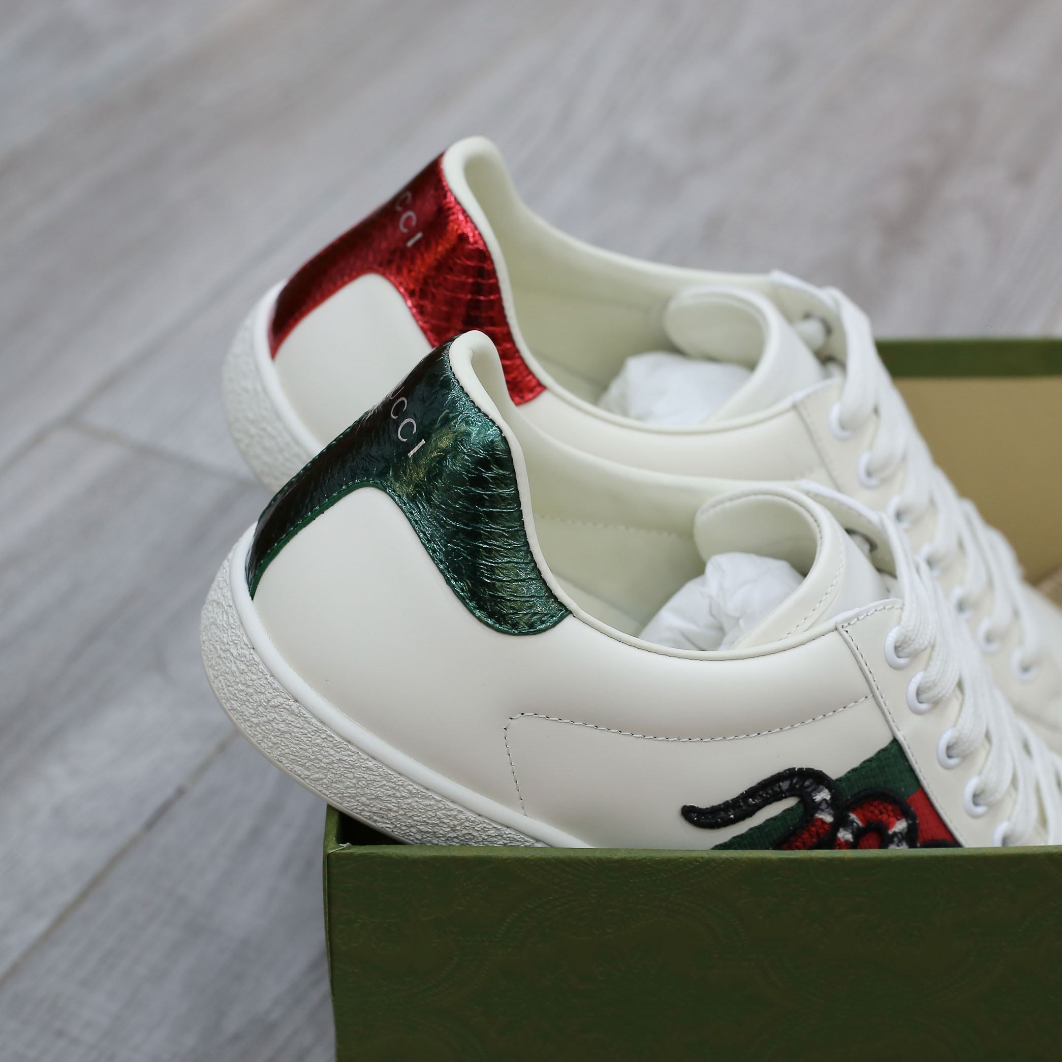 Giày Gucci Ace Sneaker Sneake Rắn