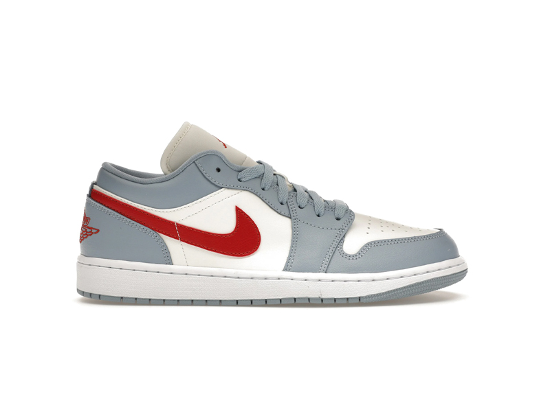 Air Jordan 1 Low Blue Grey Dune Red