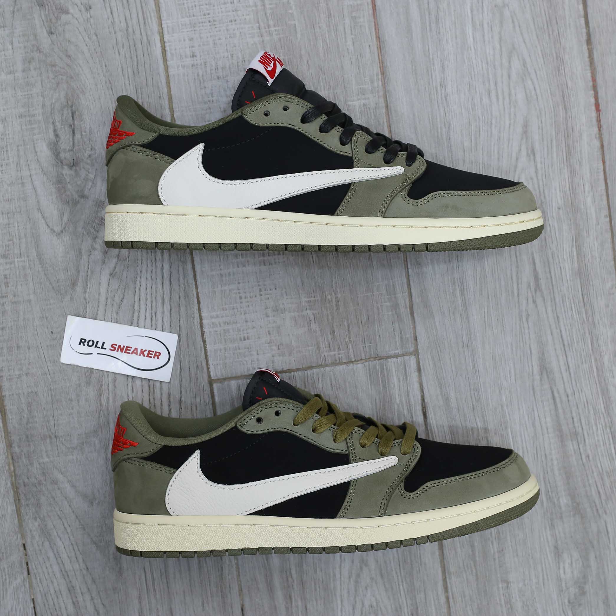 Air Jordan 1 Low Travis Scott Black Olive