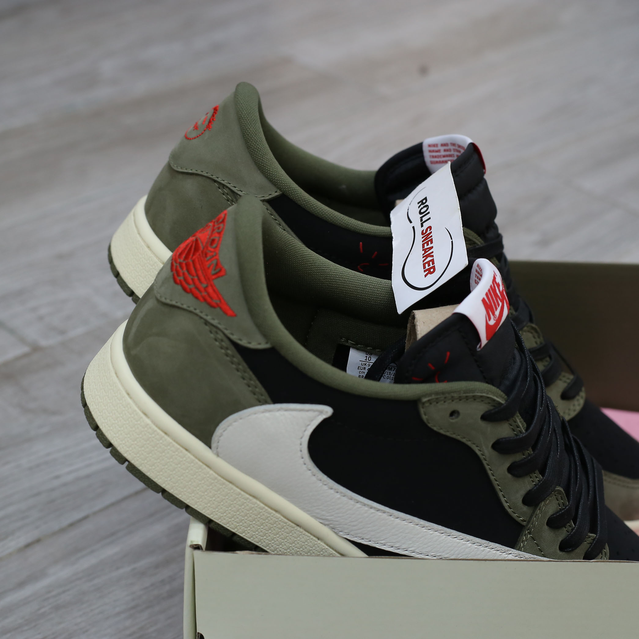 Air Jordan 1 Low Travis Scott Black Olive