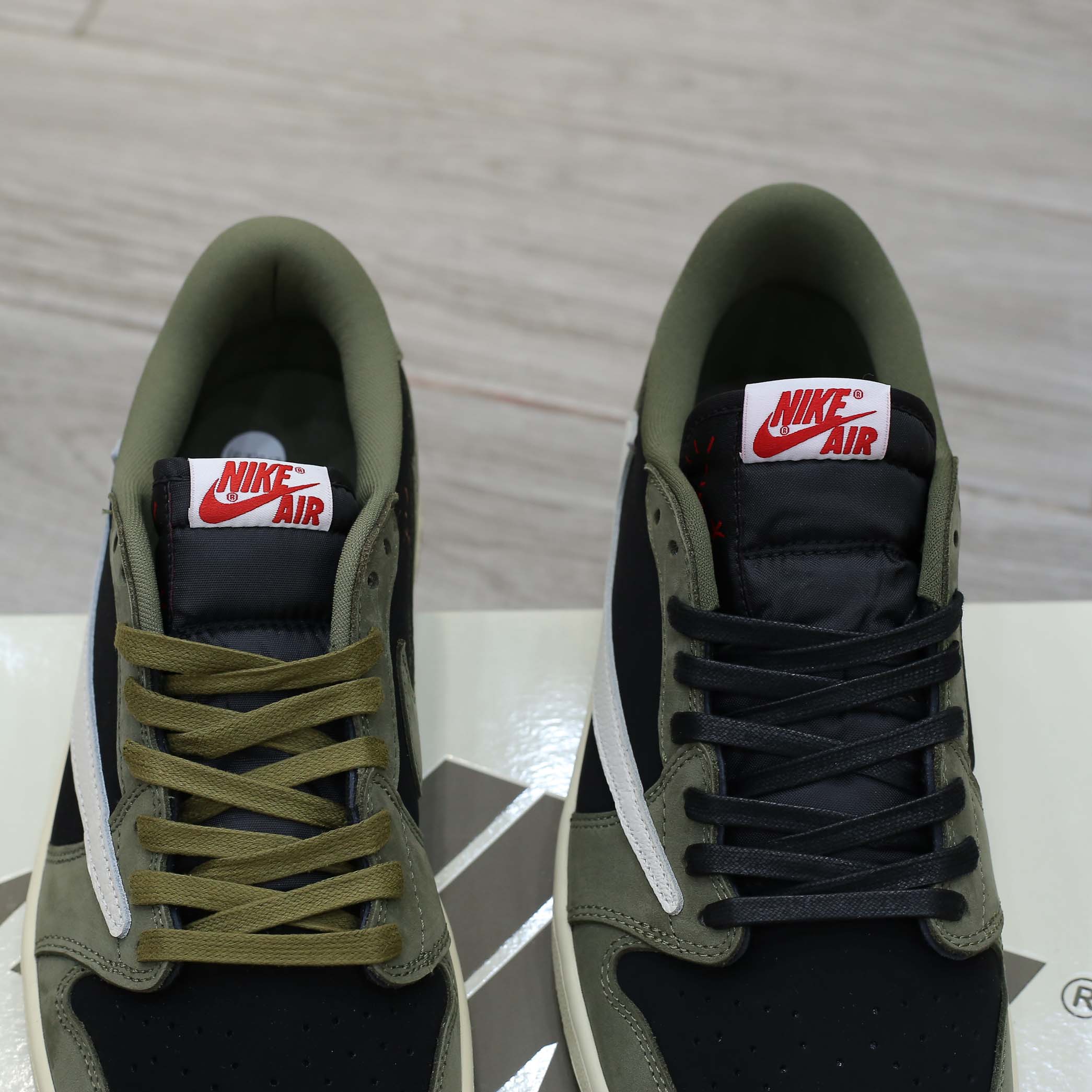 Air Jordan 1 Low Travis Scott Black Olive